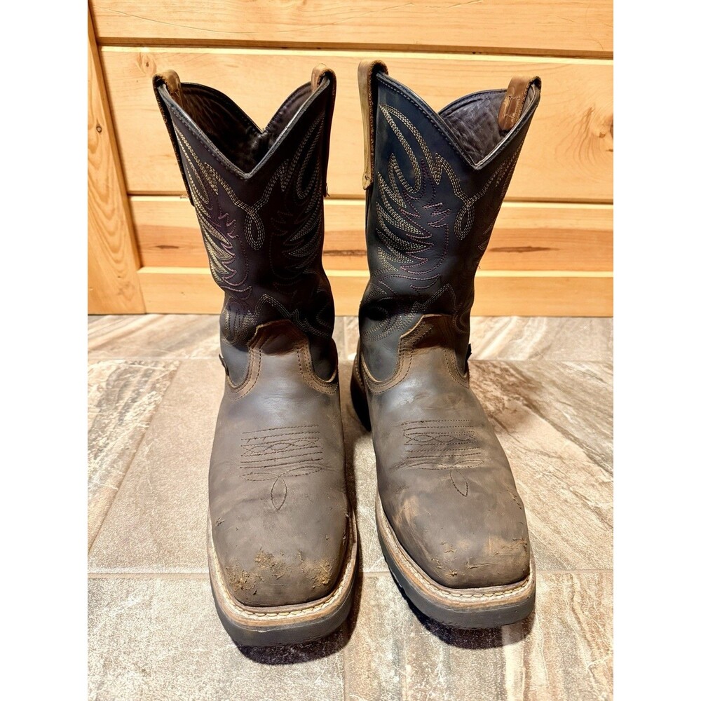 Thorogood Men's 11" Steel Toe WP Western Wellington Work Boot USA 804-4330 11D